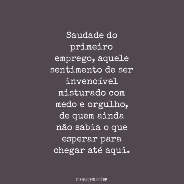 Primeiro emprego
