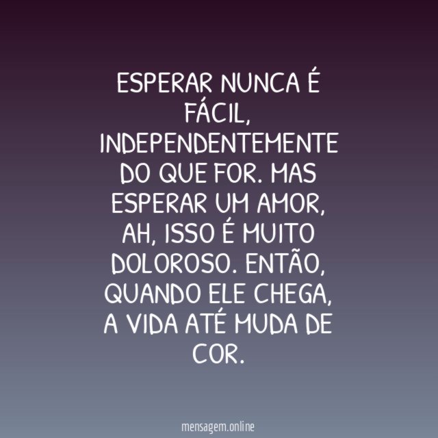 Enfim, ele chegou