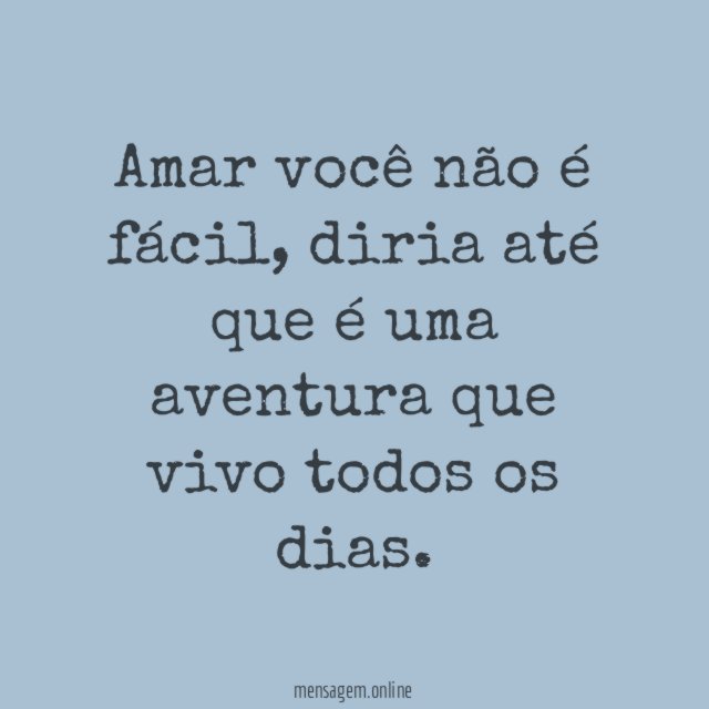 Minha aventura