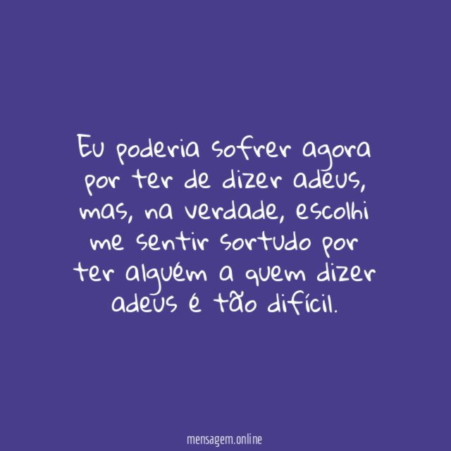 Adeus