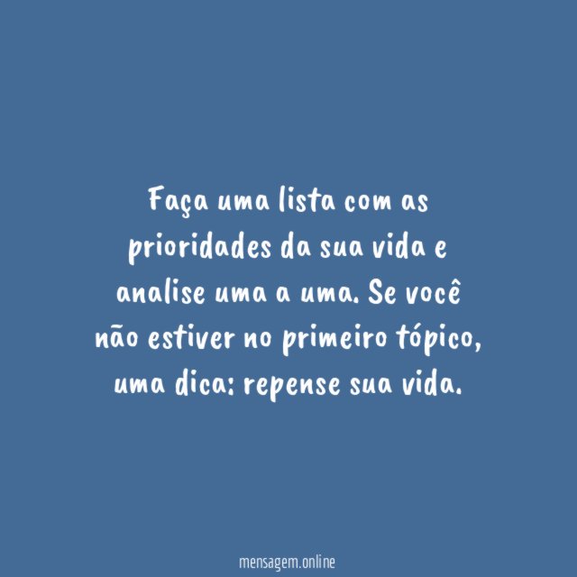 Prioridades