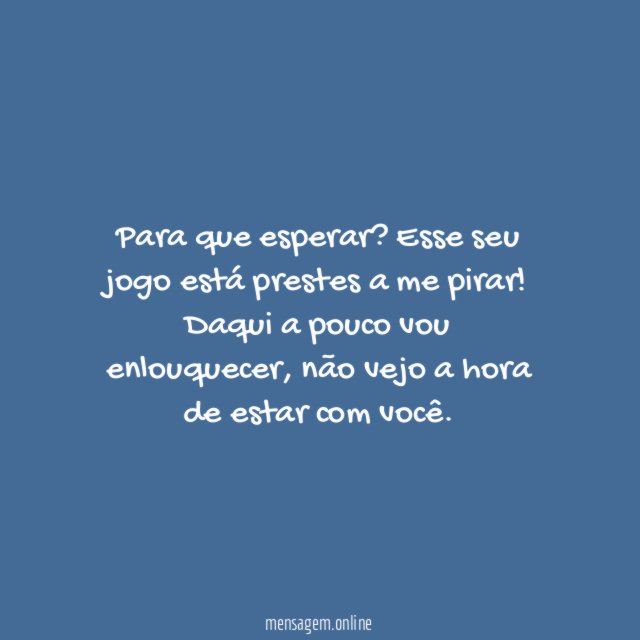 Sem tempo a perder
