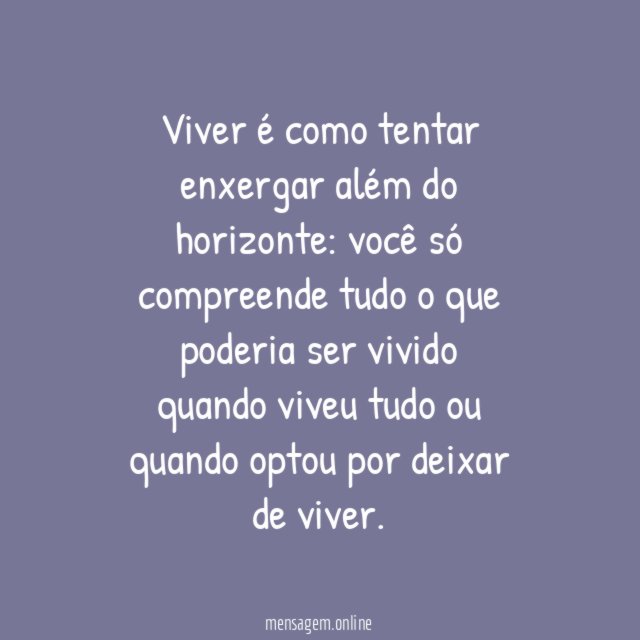 Além do horizonte