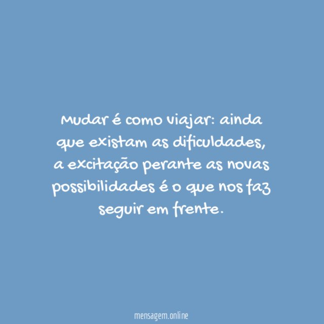 Mudar viajando