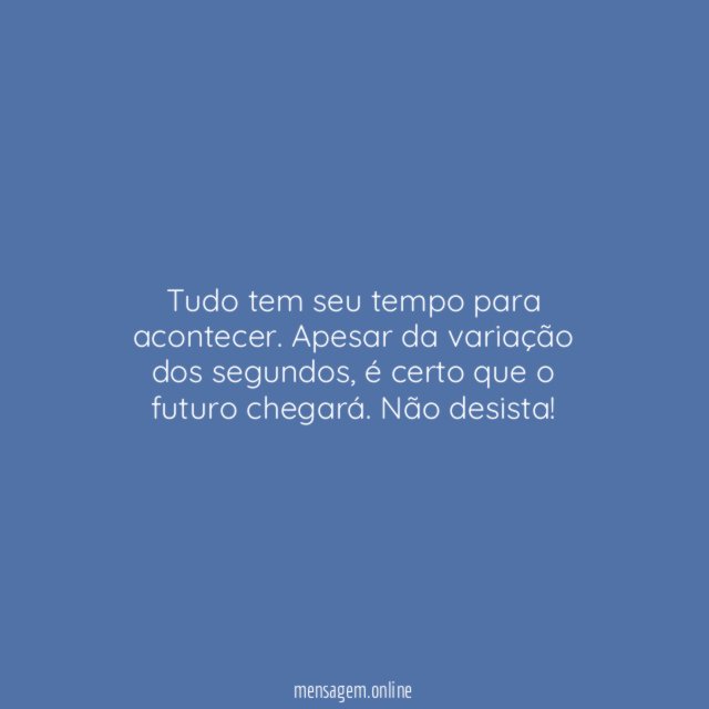 Futuro chegará
