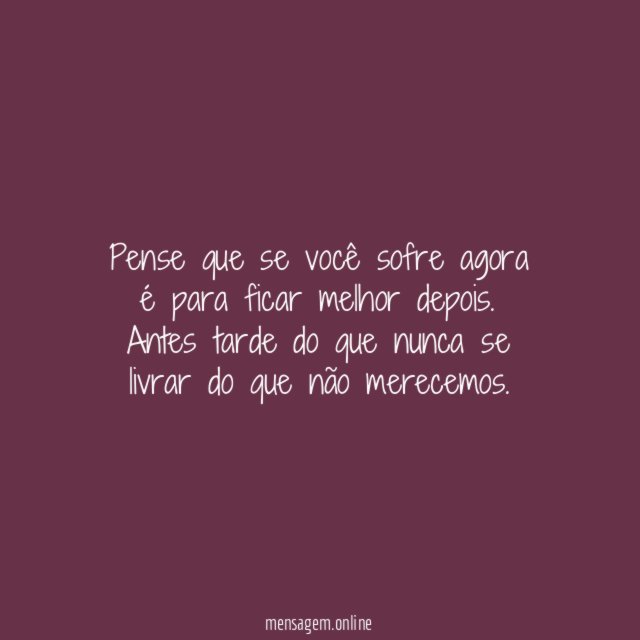 Melhor assim