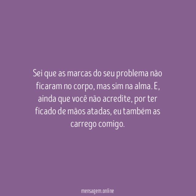 De mãos atadas