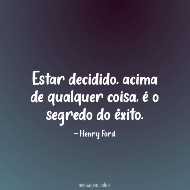 Estar decidido