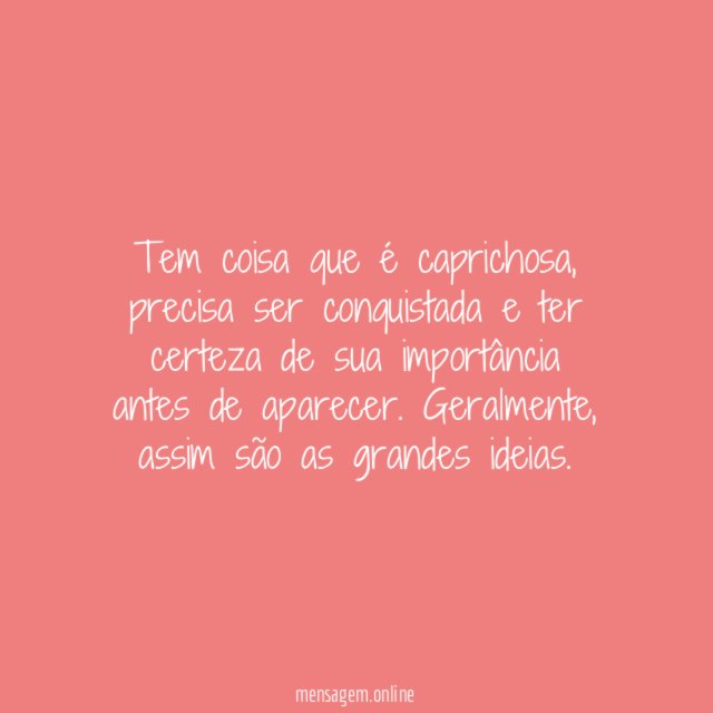 A melhor ideia