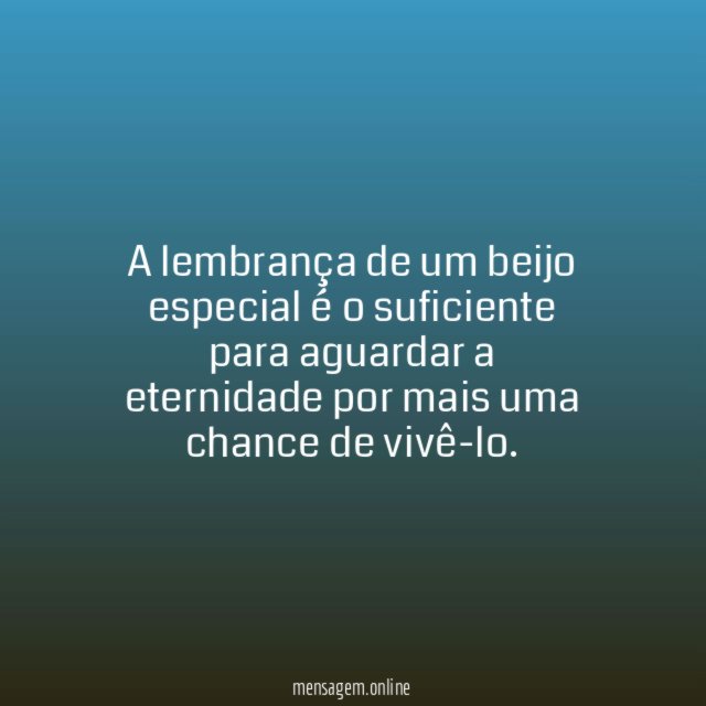 Beijo especial