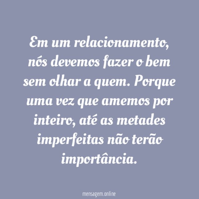 Metades imperfeitas