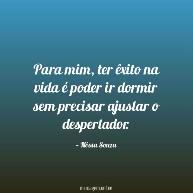 Para mim