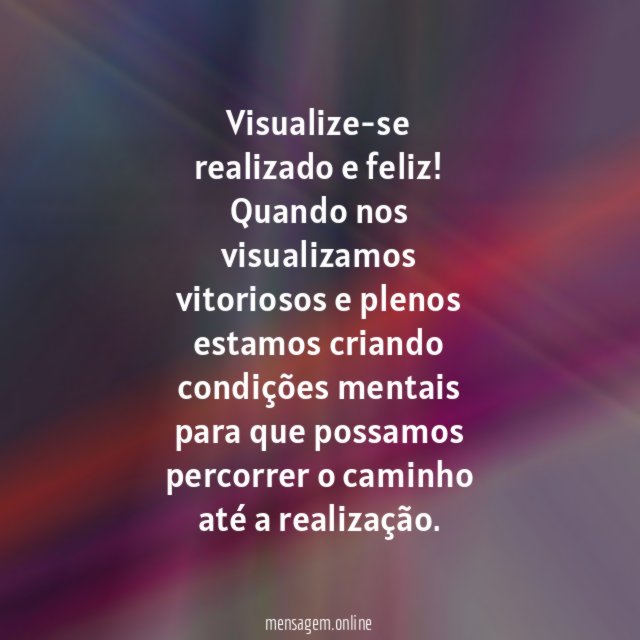 Visualize-se feliz!