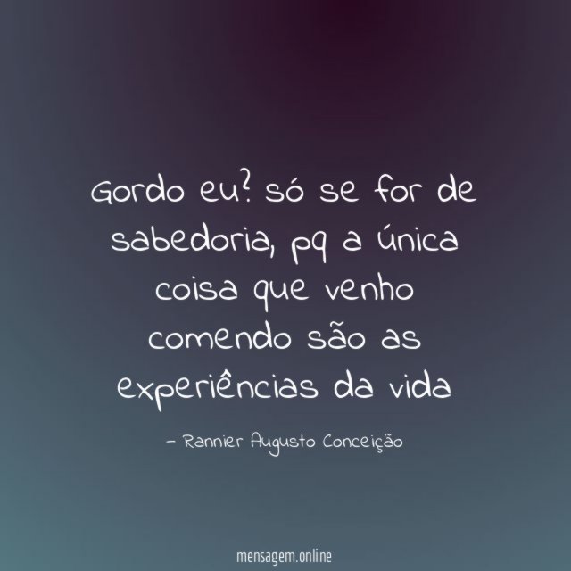 Gordo eu