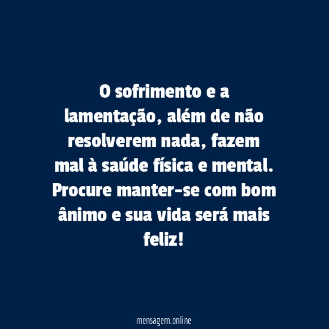 Mantenha o bom ânimo