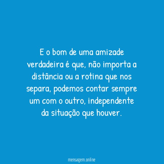 Amizade sincera
