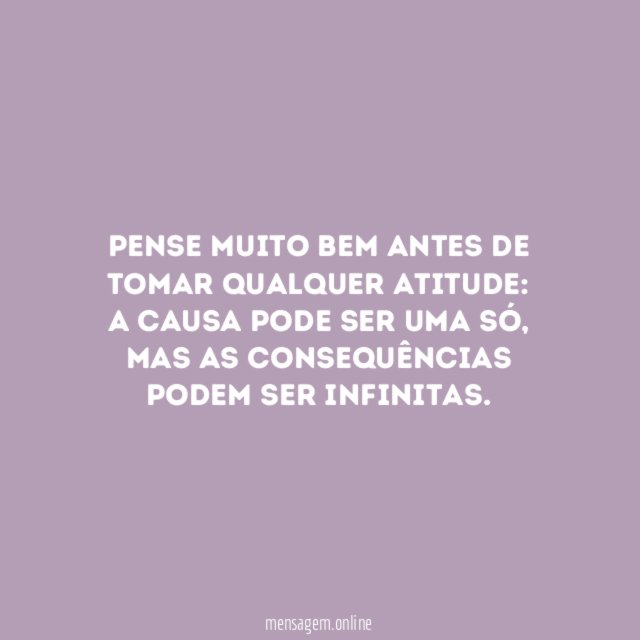 Causa e consequências