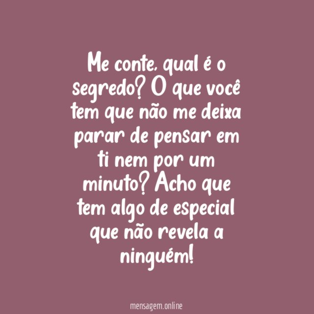 Seus segredos
