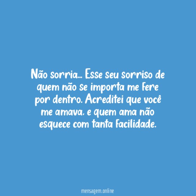 Seu sorriso dói