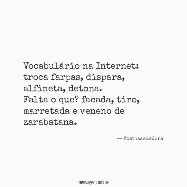 Vocabulário na Internet