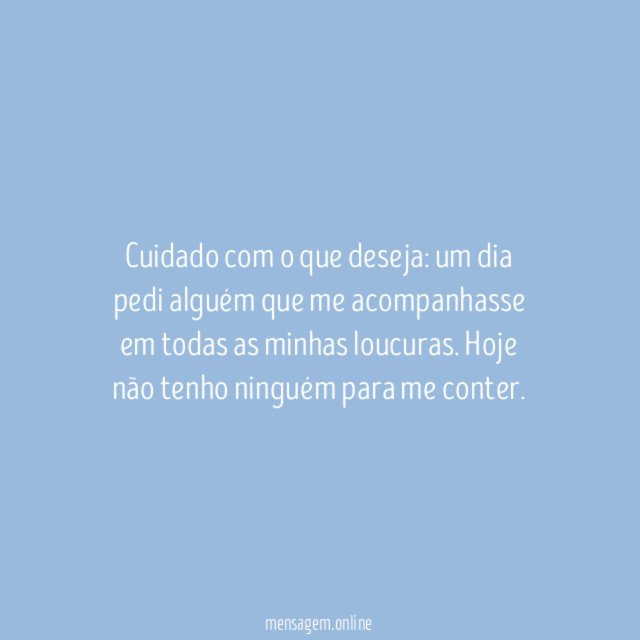 Ninguém para conter
