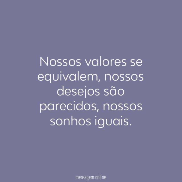 Amor está em conjunção