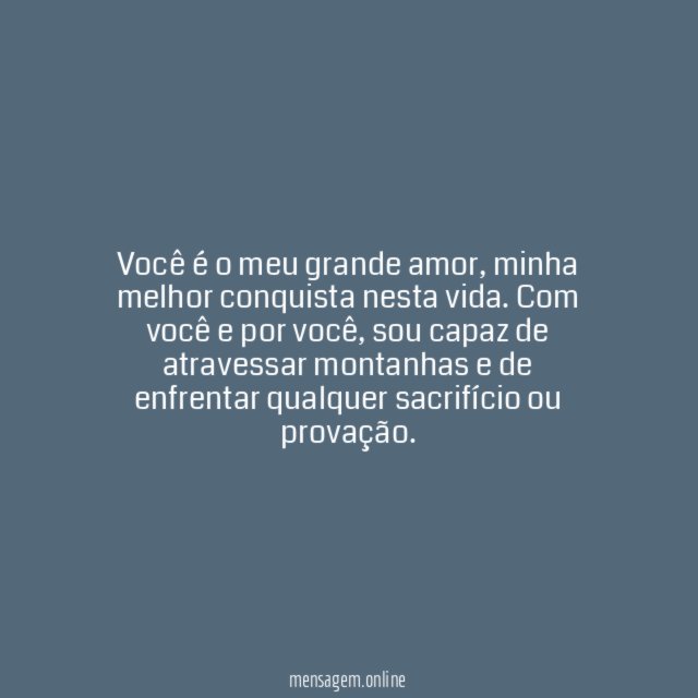 Meu grande amor