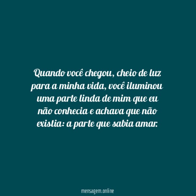 Você me mostrou o amor