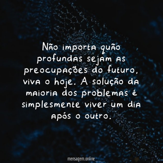 Um dia após o outro