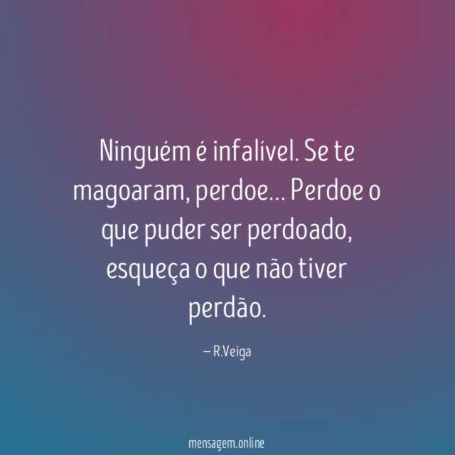 Ninguém é infalível