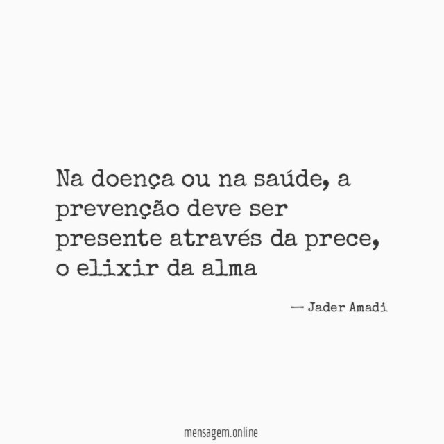 Na doença ou na saúde
