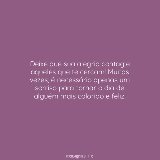 Espalhe alegria