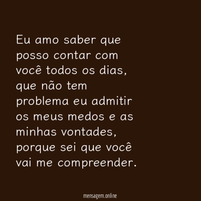 O que só falo para você