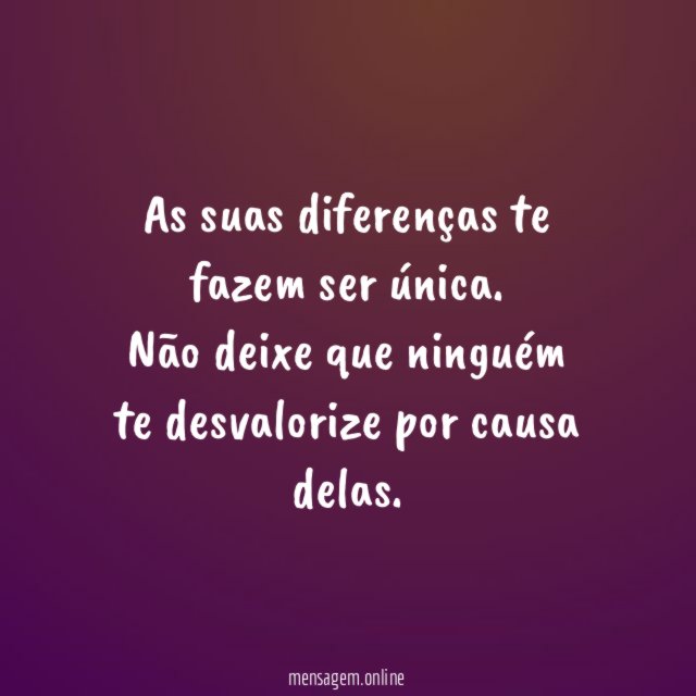 Suas singularidades