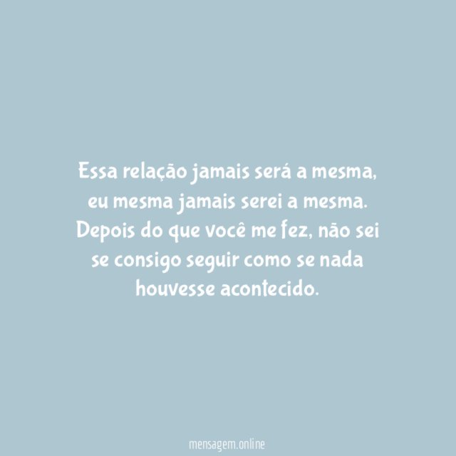 Jamais serei a mesma