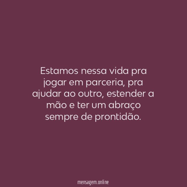 Um pelo outro