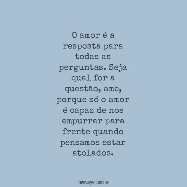 Resposta para todas as perguntas