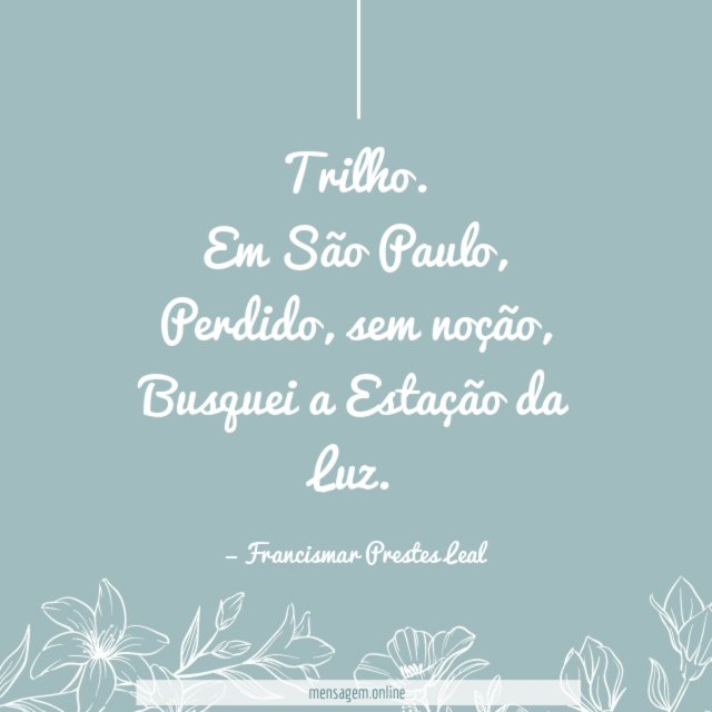 Trilho.