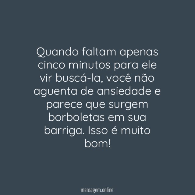 As borboletas na barriga