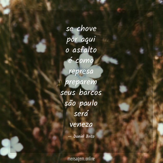 se chove
por aqui