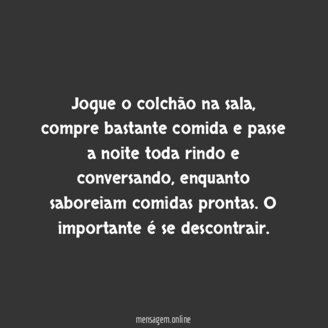 Acampe em casa