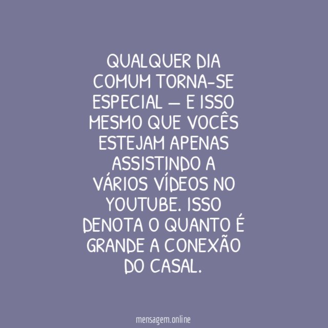 Todo dia é o melhor