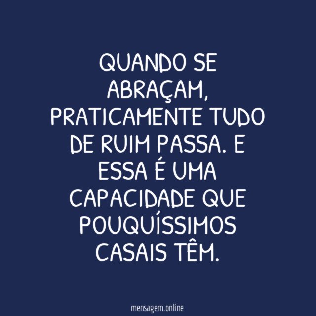Um carinho apaga tudo de ruim