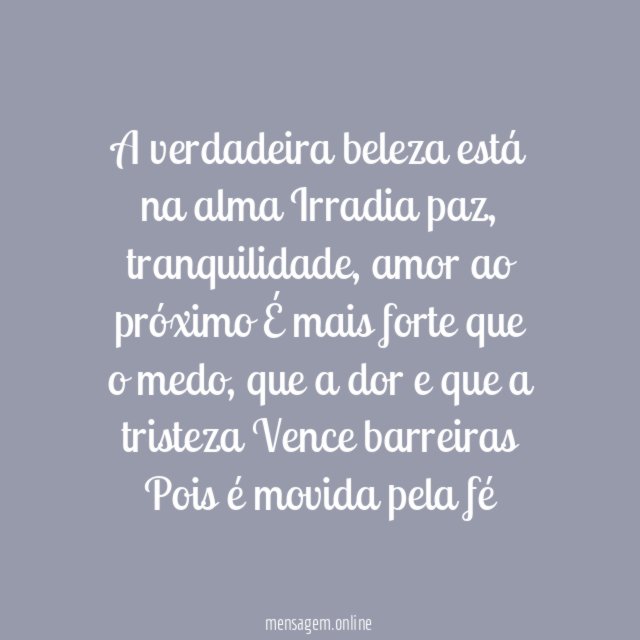 Beleza de verdade