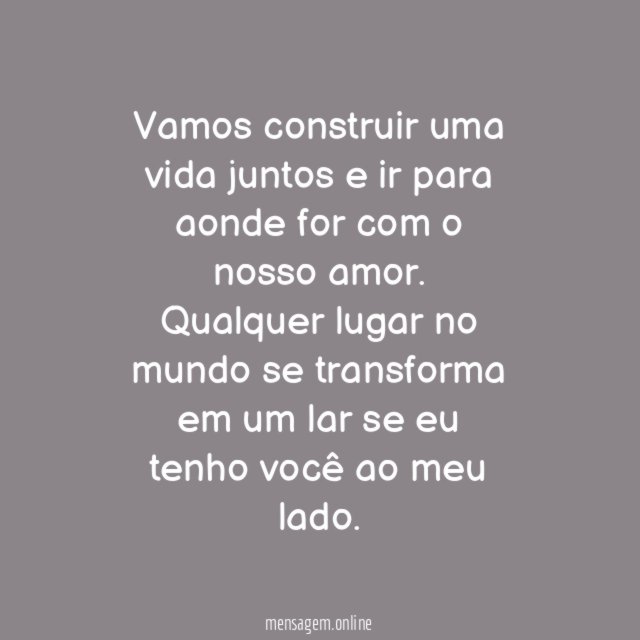 Topo tudo com você