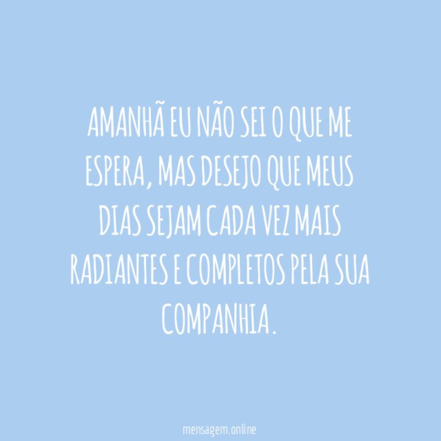 A cada novo dia