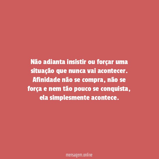 Sem forçar
