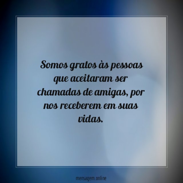 Por ser amigo
