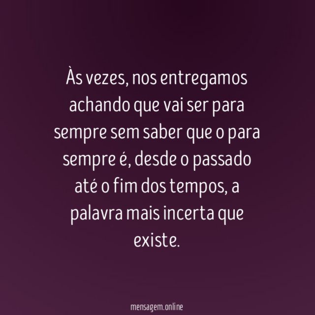 Para sempre