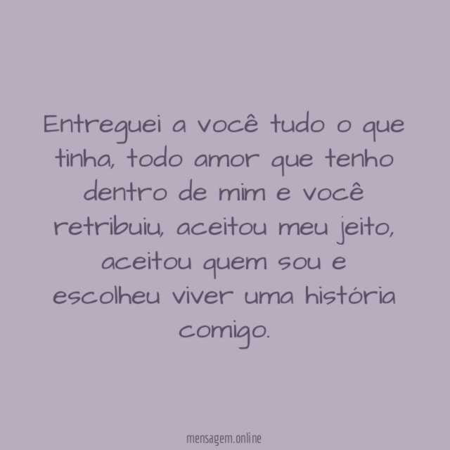 Entreguei-me